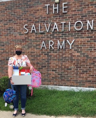 Salvation Army School Supply Donation